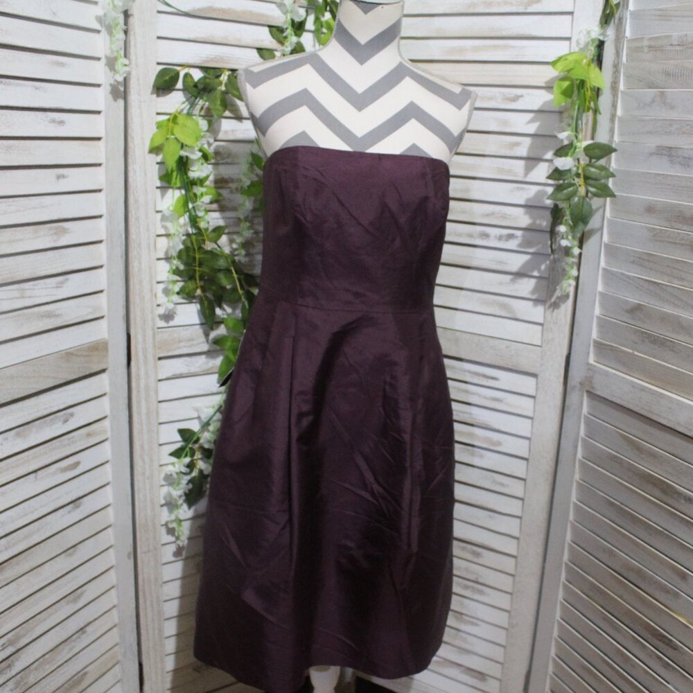Ann Taylor- Plumb Strapless Fitted Dress (1250)